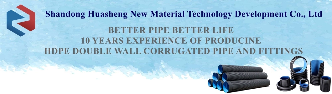 Engineering Pipeline Sn4 Sn8 HDPE Double Wall Corrugated PE Pipe Sewage System City Drain Ploy Pipe