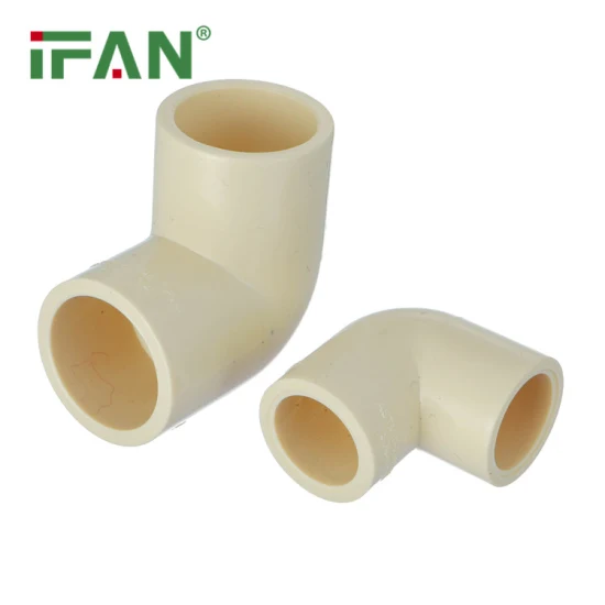 Ifan UPVC 팔꿈치 소켓 PVC 파이프 피팅 ASTM 2466 Pn25 UPVC 피팅